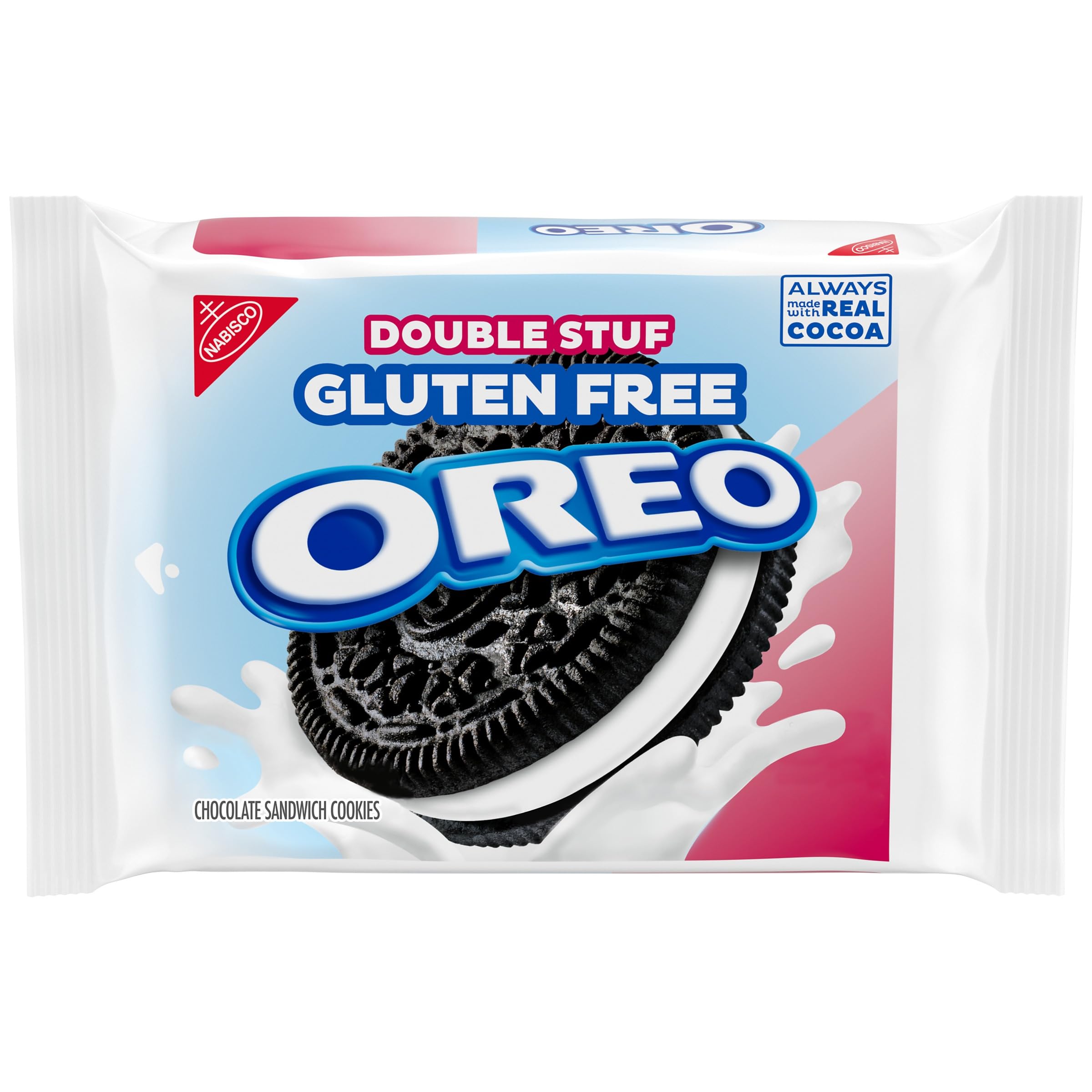 OREO Double Stuf Gluten Free Chocolate Sandwich Cookies, Gluten